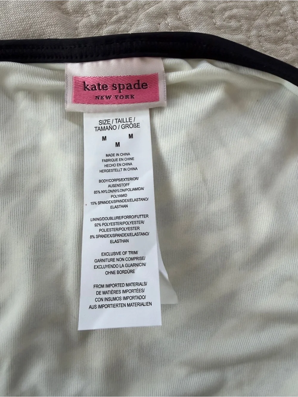 Kate spade zebra bikini bottom